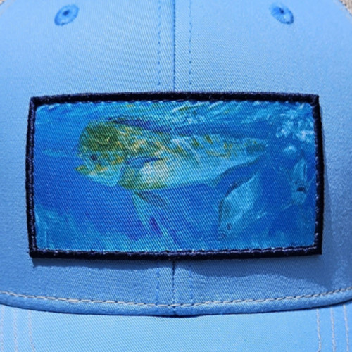 Alltackle Hat - Charles Lawrence Signature Mahi - Columbia Blue